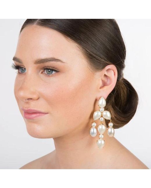Stephanie Browne Australia Metallic Rose Serena Earrings