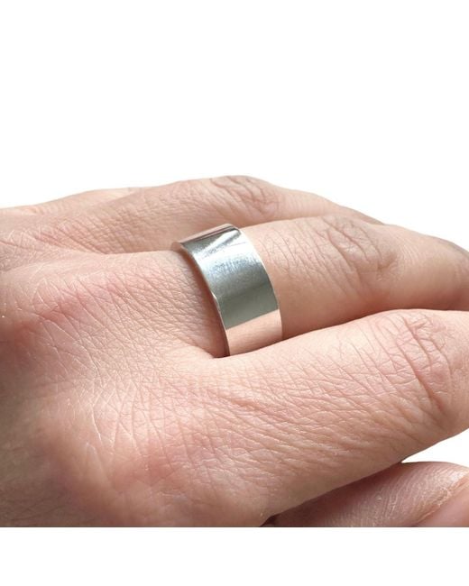 Tg-Jewellery by Tamara Gervasio Metallic Flat Wedding Band Ring