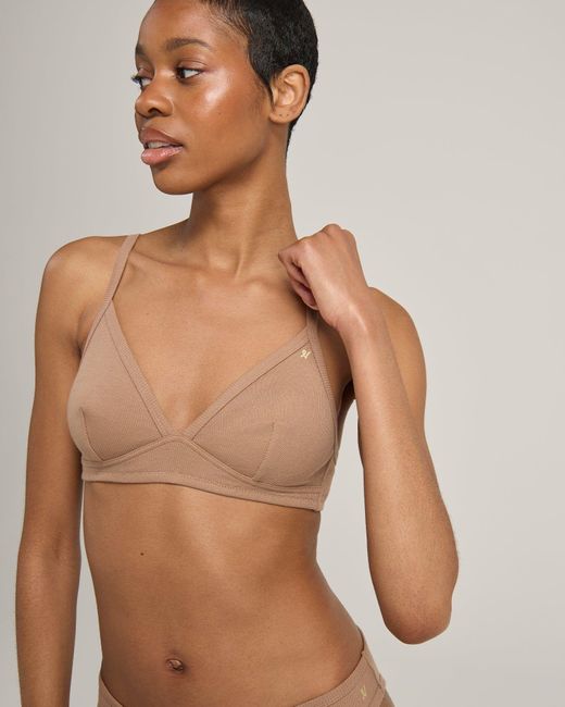 Nudea Natural Neutrals The Organic Cotton Easy Does It Bralette