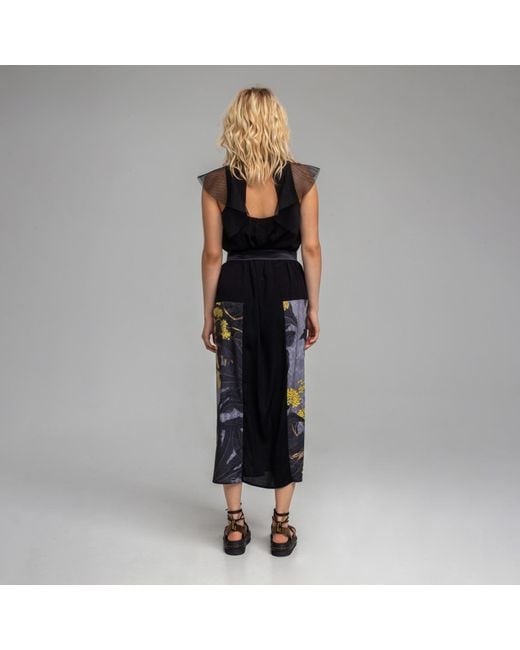ARTISTA Black Diana Maxi Dress