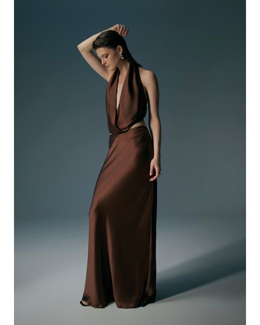 HER CIPHER Brown Siren Skirt- Choco
