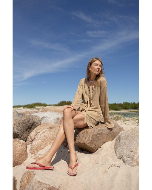 SALANIDA Natural Neutrals Sole 100% Linen Cardigan Sand
