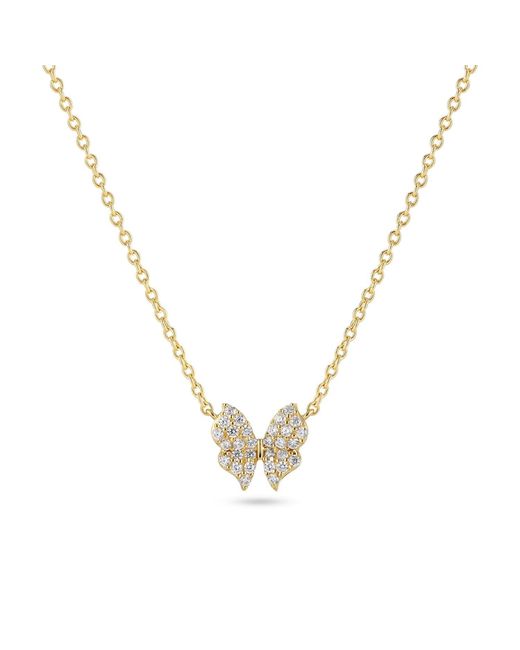 Sif Jakobs Jewellery Metallic Necklace Farfalla
