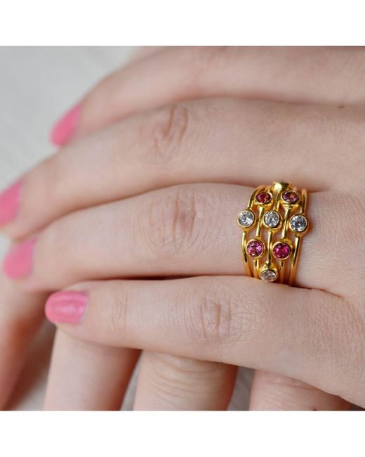 GEM BAZAAR Metallic Constellation Ring