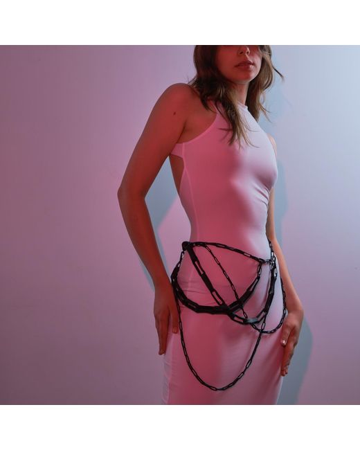WAIWAI Black Rogue Leather Link Set