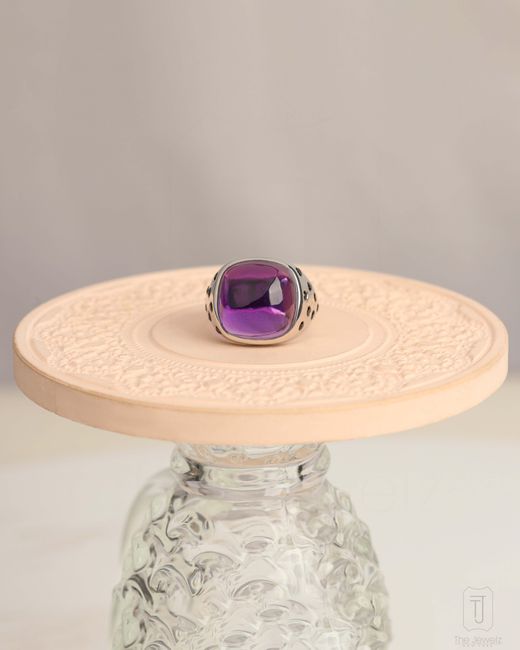 The Jewelz Purple Royal Eclipse' African Amethyst Ring