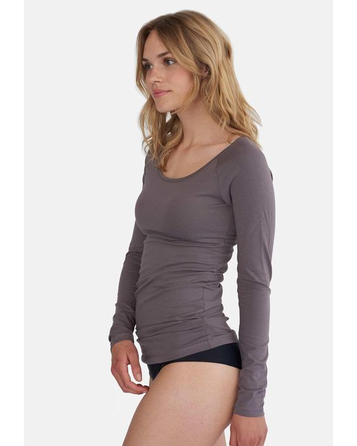 GROBUND Purple Estrid Blouse