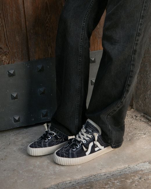 Springa | Unique Vulcanized Sneakers Italian Handmade Brown Wavy Olona Sneakers for men