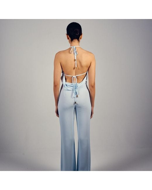 The Ethos Studio Blue Emilia Jumpsuit