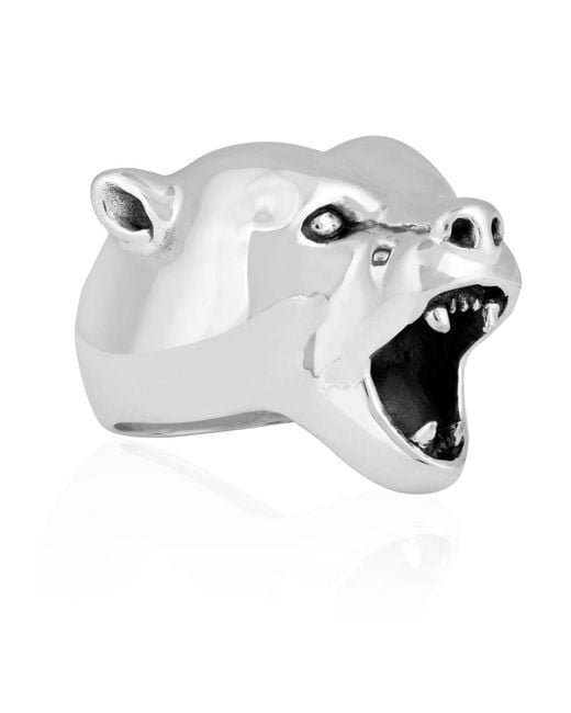 Strange Fruit Metallic Bear Ring
