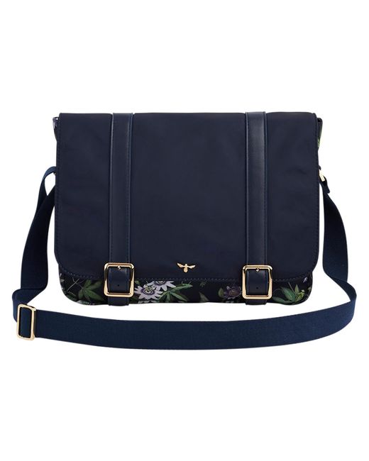 Fable England Blue Passion Flower Satchel