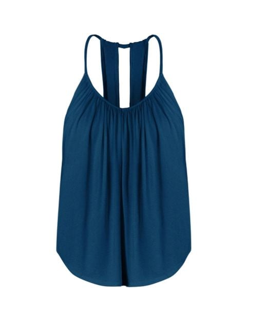 JJwinks Blue Slumber Party Bra-Free Lounge Top