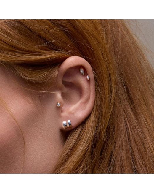 Dinny Hall White Iceni Studs