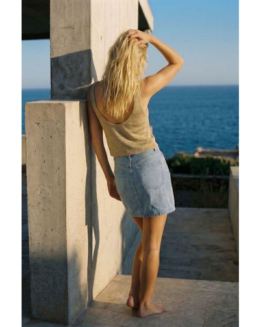 Marianne by Marie Jordane Natural Elegant Low-Back Lurex Golden Top Sasha Made