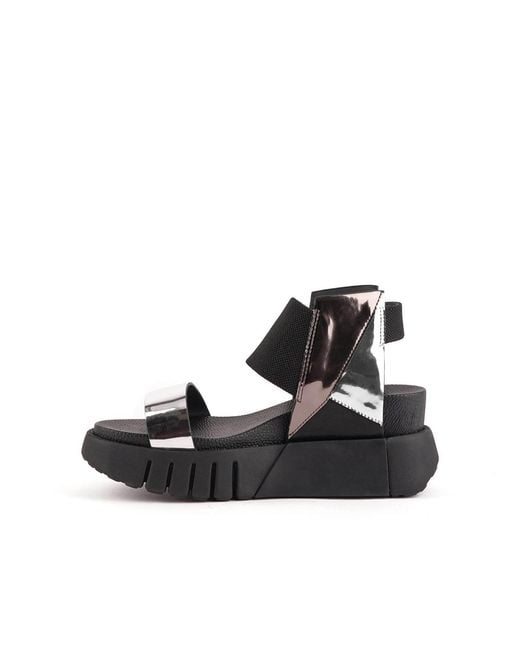 United Nude Black Delta 3D Sandal