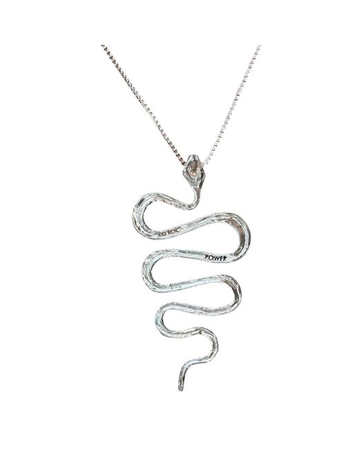 Aki Roc Jewelry Metallic The Power Snake Necklace