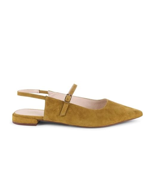 INTENTIONALLY ______ Metallic Escape Slingback Flat