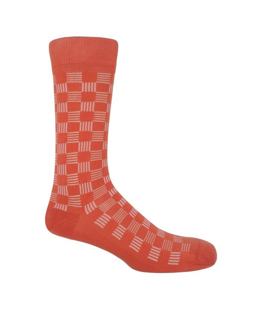 Peper Harow - Made in England Blue Battenberg Socks – Bundle for men