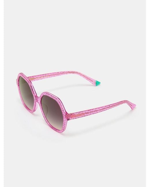 ZOË DE PASS EYEWEAR Pink Dolly Glitter