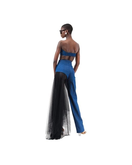 Úchè Blue Widow Denim Pants