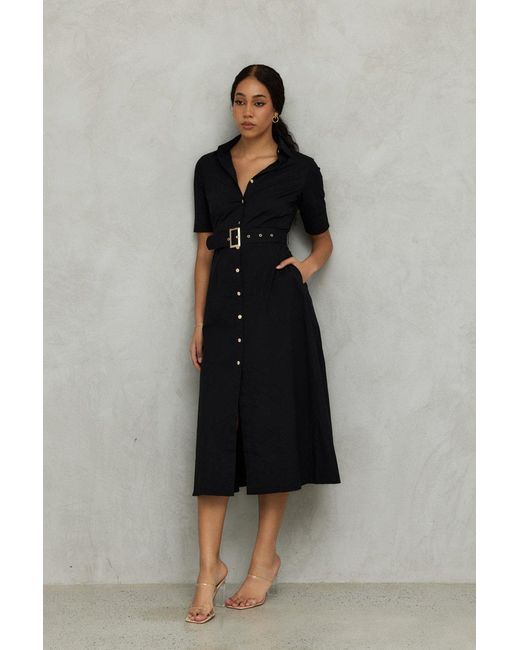 Why Mary Blue The Kate Midi Shirt Dress