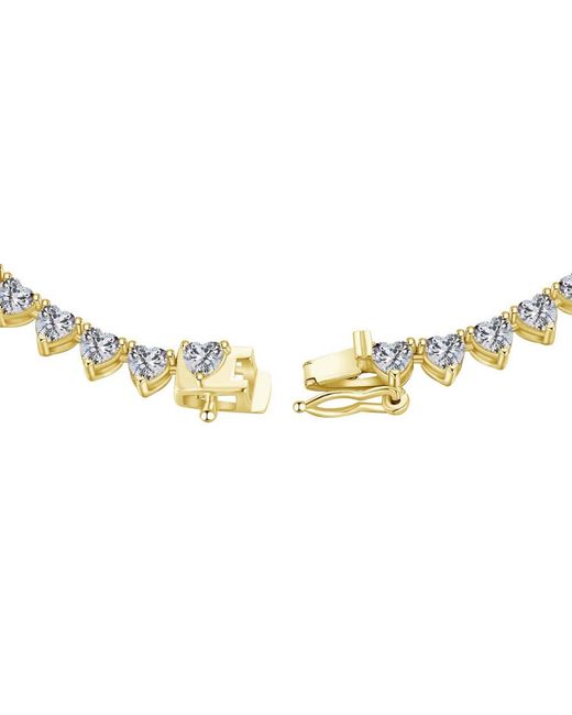 Viviana Halil Metallic The Mon Amour Premium Zirconia Necklace