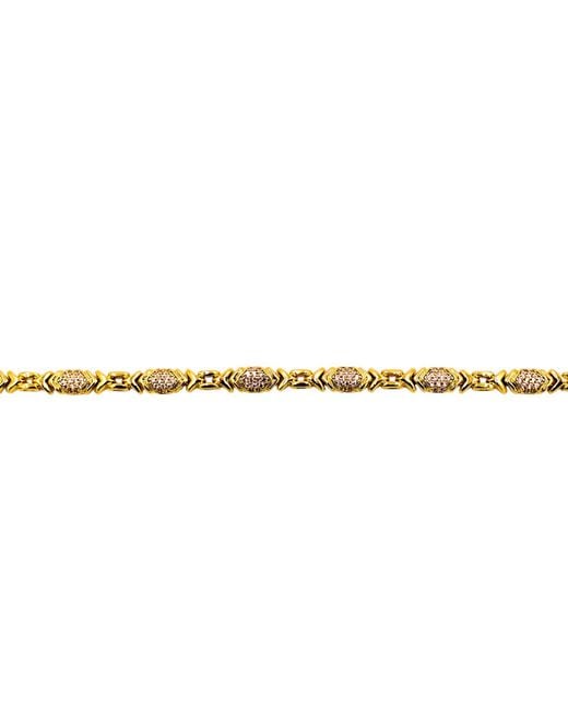 1610Istanbul Brown Vintage Swarovski Bracelet