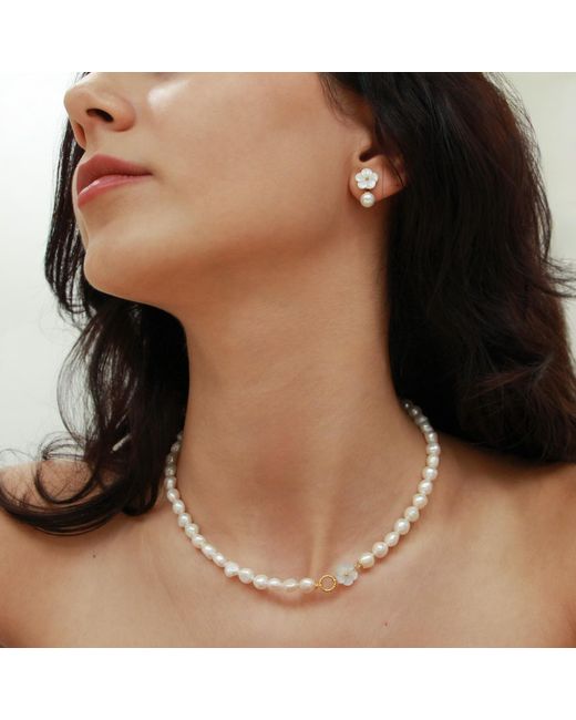 Agora Jewellery Metallic Cleito Necklace
