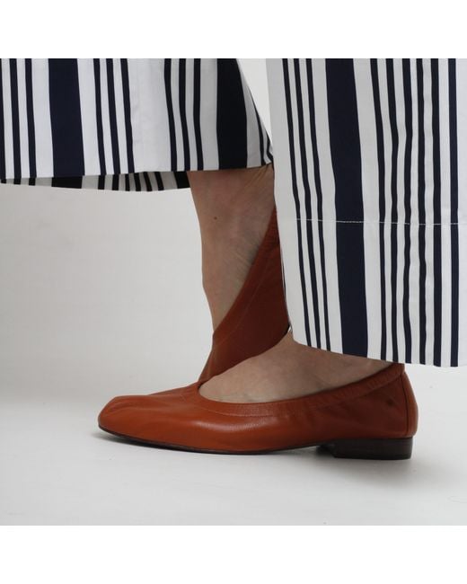 Mafalda Orange Tete Caramel Ballet Flats