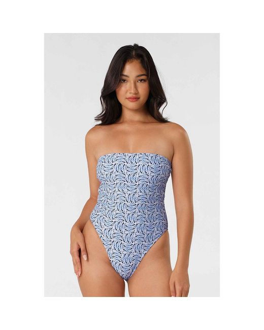 Blackbough Swim Blue Scarlet One Piece Il Pesce
