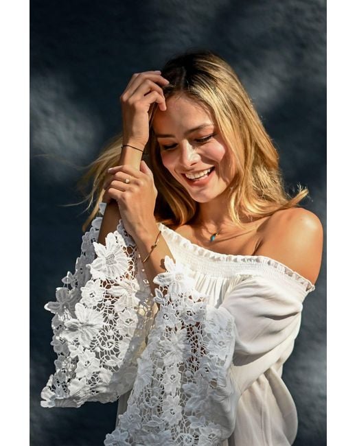 Muche Et Muchette Black Jolie Off The Shoulder Top