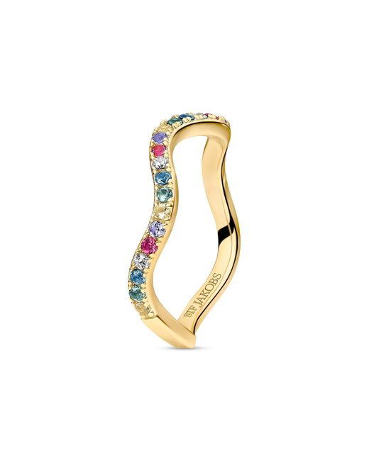 Sif Jakobs Jewellery Metallic Ring Ellera Waves