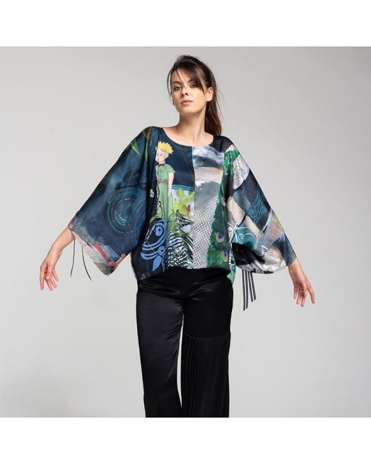ARTISTA Blue Forest Blouse