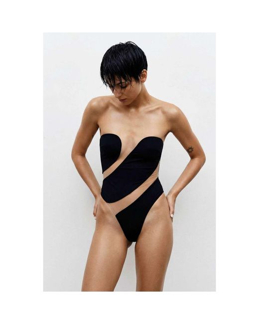 Room 24 Black Eva Bodysuit