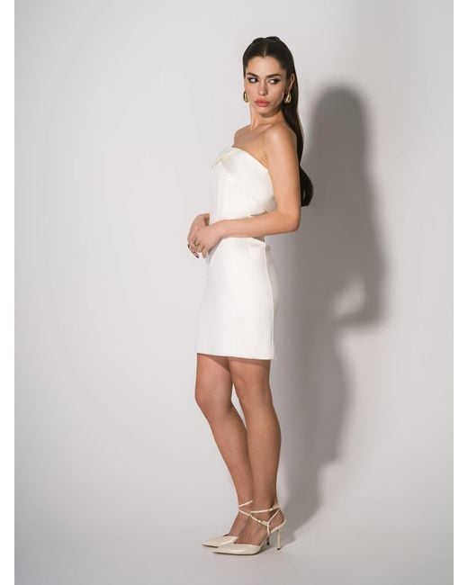 Tia Dorraine White Tender Love Mini Dress