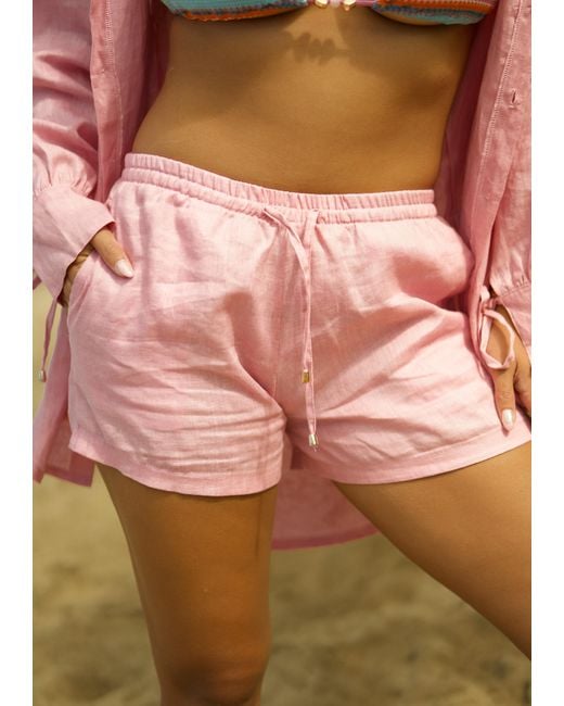 Lessea Pink Linen Cloud