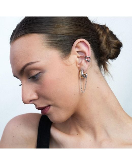 Miss Cecilia Metallic Flow Ear Cuff