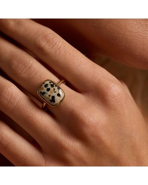 Amadeus Metallic Neutrals Arizona Jasper Ring