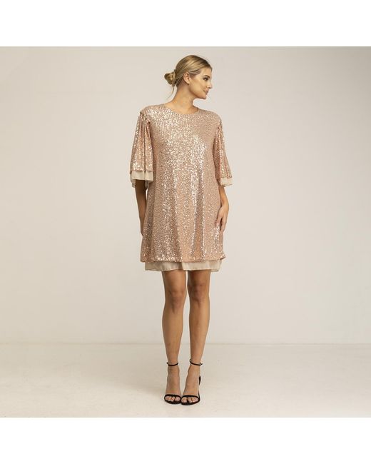 Tantra Spain Sl Natural Oversize Sequin Oversize Dress