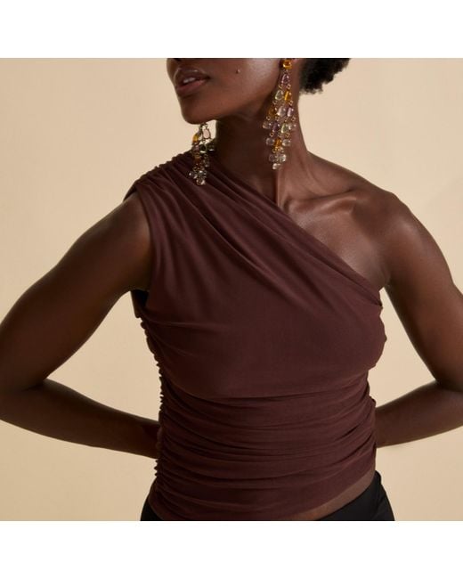 Celestine & Mae Brown Aura Top