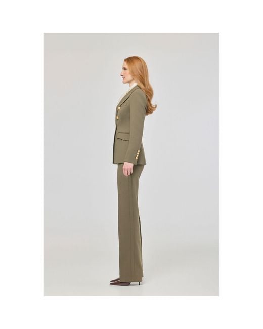 The Extreme Collection Green Double-Breasted Blazer Garcia Vintage 02