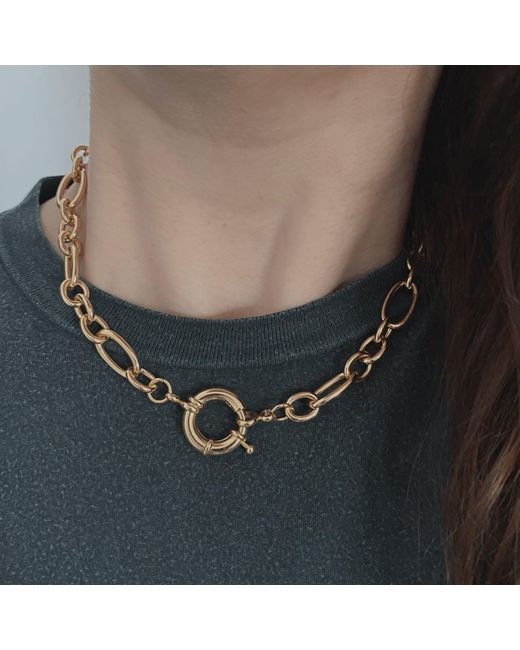 IN CAUDA VENENUM Brown Bala Necklace