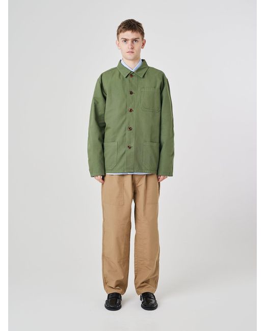 Uskees Green Overshirt for men