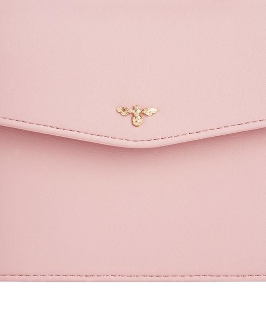 Fable England Pink Structured Tote Bag Small
