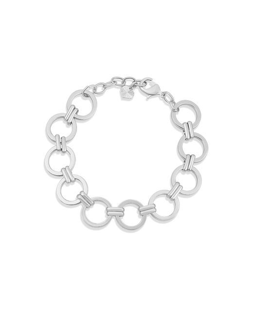 SHYMI Metallic Round Link Statement Bracelet