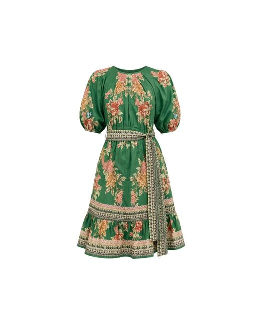 Raishma Green Petula Dress