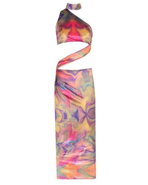 No'design White Velvet Midi Dress