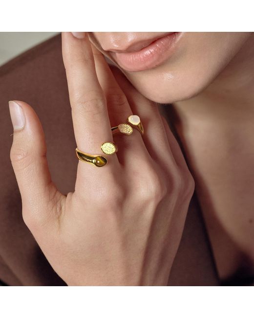 Freqnc Atelier Metallic Serpent Ring