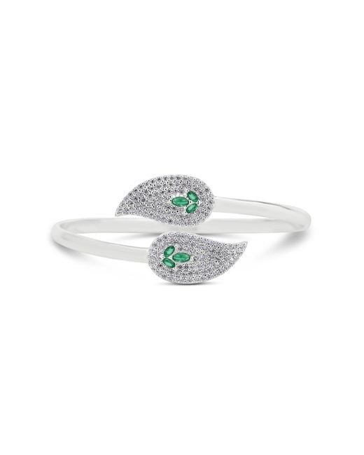 Najiba White Essence Cuff Bracelet