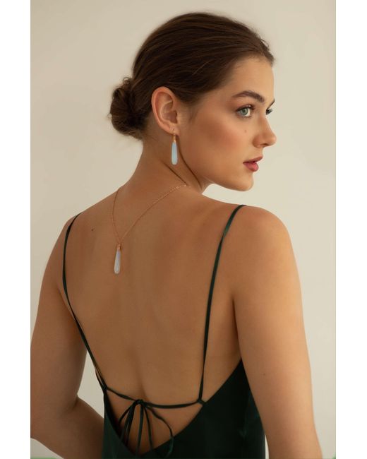 Katy Faye Blue Neutrals Daria Opalite Earrings